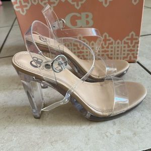 GB 2-kool clear dress sandals